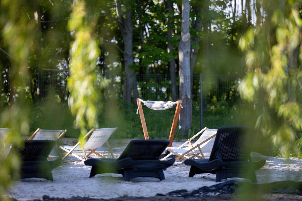 Domki Villa Hoff Resort Trzęsacz Eksteriør billede