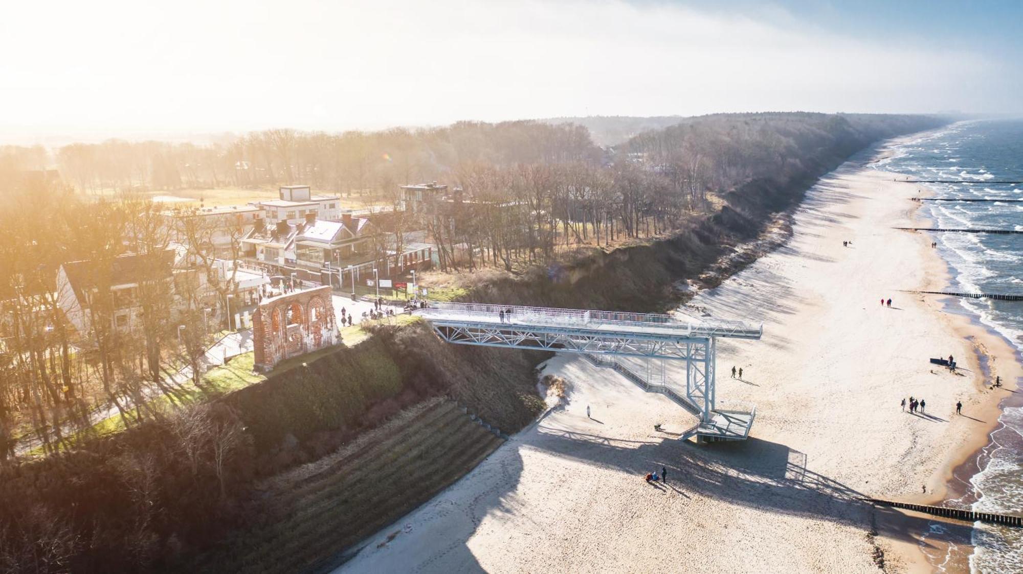 Domki Villa Hoff Resort Trzęsacz Eksteriør billede