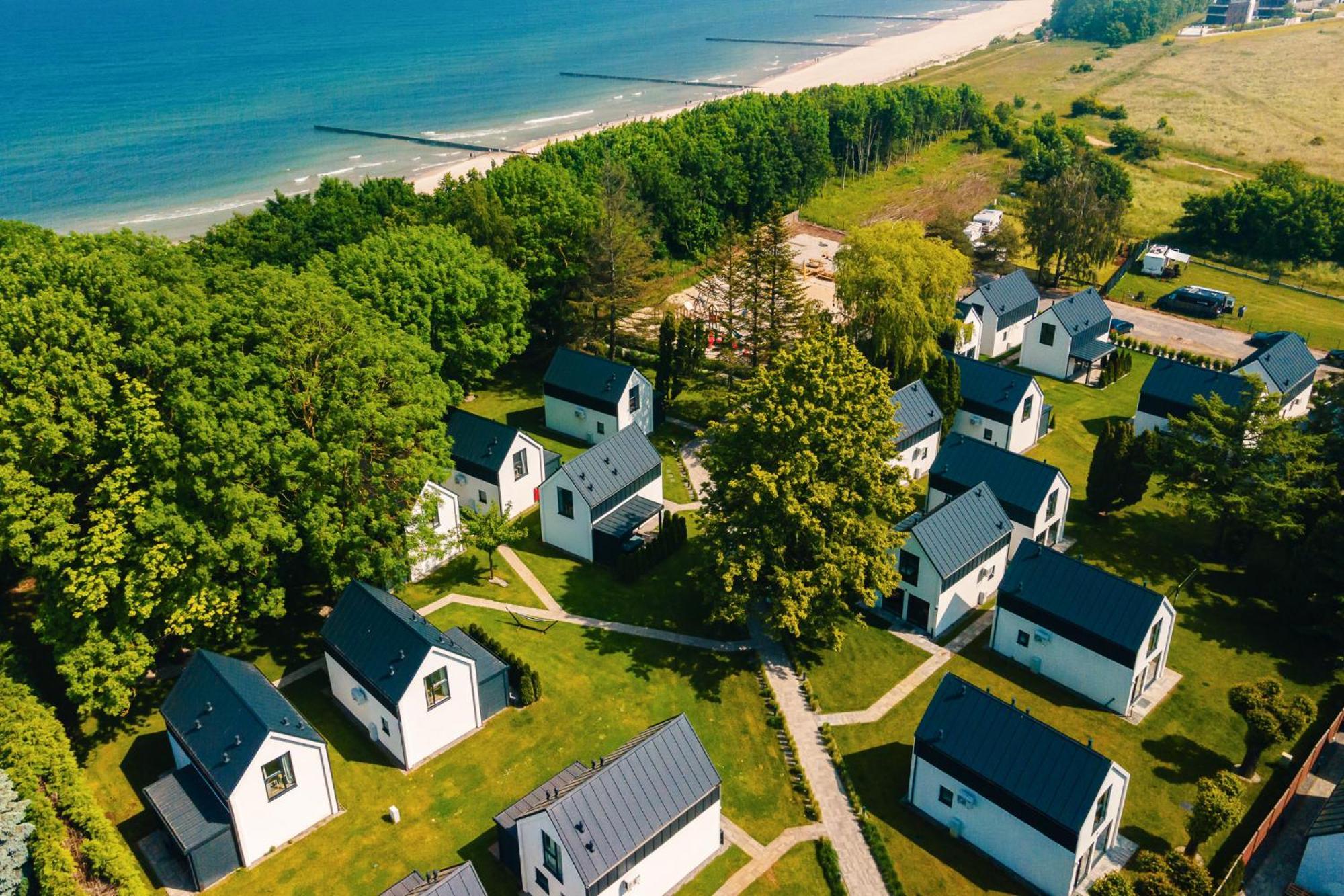 Domki Villa Hoff Resort Trzęsacz Eksteriør billede